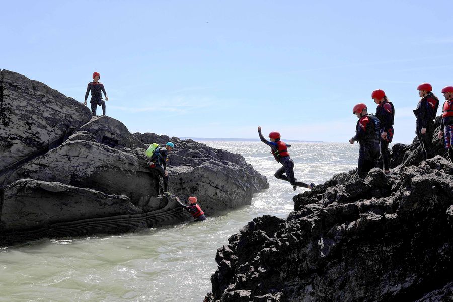 coasteering