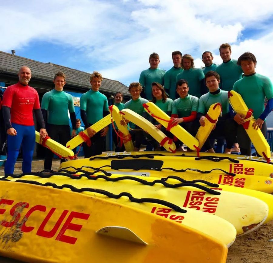 lifeguards at beach