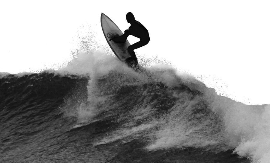 surfers in sea