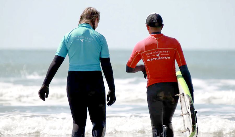 surfers in sea