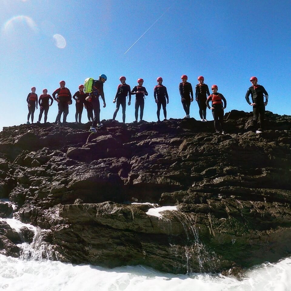 coasteering in croyde