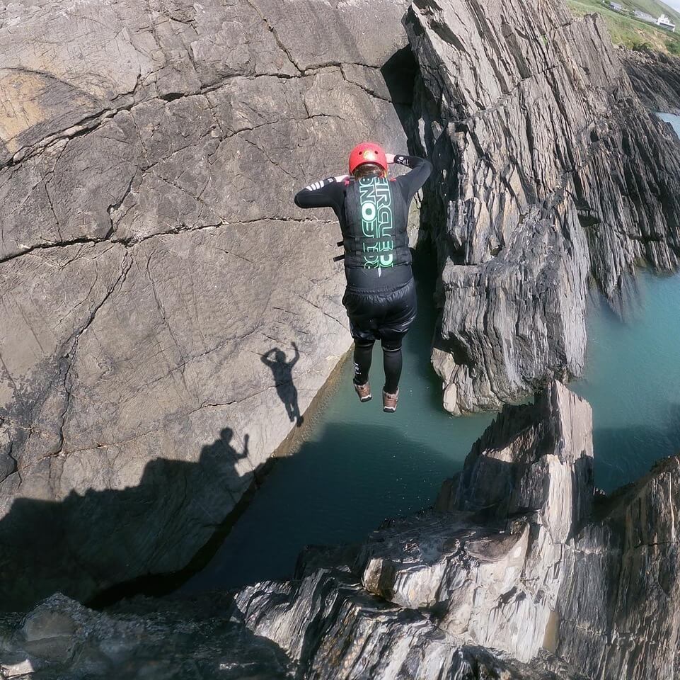 coasteering in croyde
