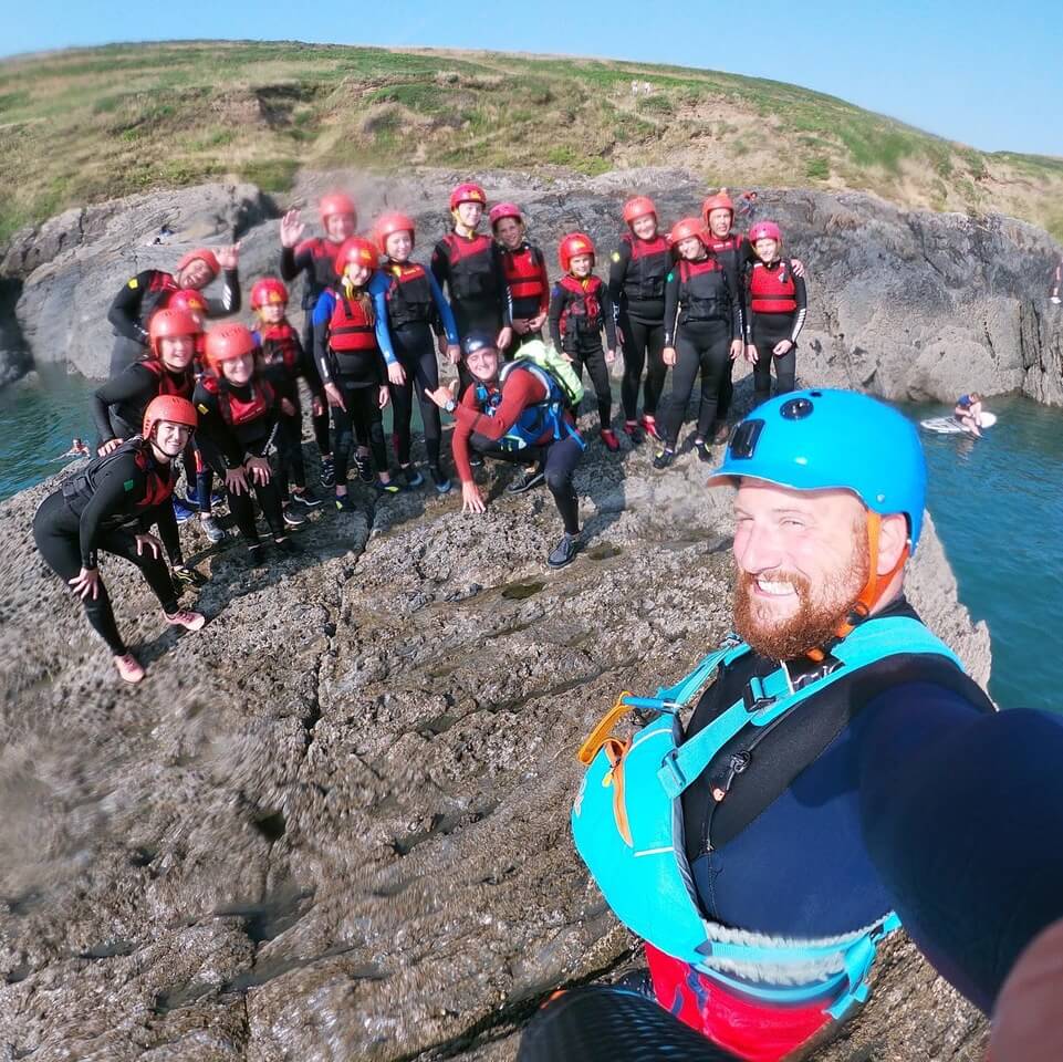 coasteering in croyde