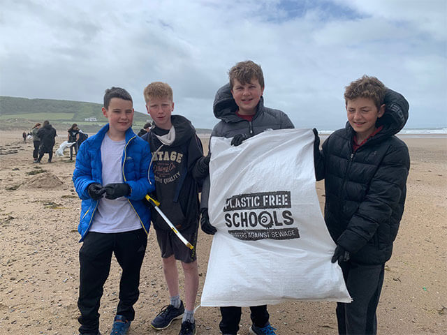 colston school on beach