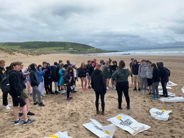 colston school on beach
